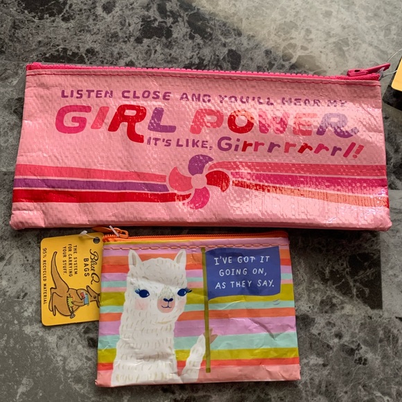 Blue Q brand new with tag pencil case and change purse combo - Picture 1 of 3